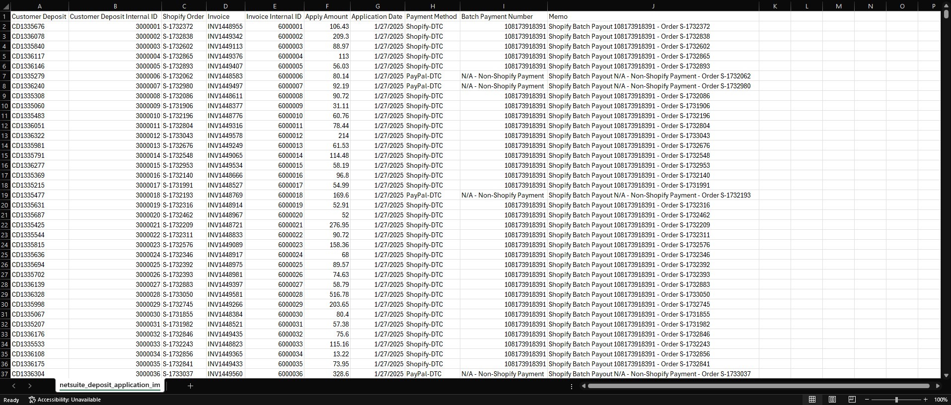 Cash Application screenshot 2