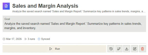 Sales and Margin Analysis screenshot 1